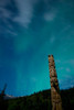 Aurora above totem pole Poster Print by Yuichi Takasaka/Stocktrek Images - Item # VARPSTTAK100014S