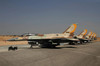 A line of F-16I Sufa of the Israeli Air Force at Hatzerim Air Force Base Poster Print by Ofer Zidon/Stocktrek Images - Item # VARPSTZDN100056M