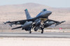 A US Air Force F-16C Fighting Falcon landing Poster Print by Rob Edgcumbe/Stocktrek Images - Item # VARPSTRDG100127M