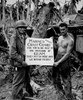 The US Marines salute the US Coast Guard after teh battle for Guam Poster Print by Stocktrek Images - Item # VARPSTSTK106035M