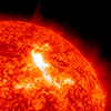 An M87 class flare erupts on the Sun's surface Poster Print by Stocktrek Images - Item # VARPSTSTK203844S
