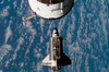 Space Shuttle Atlantis approaching the International Space Station Poster Print by Stocktrek Images - Item # VARPSTSTK201614S
