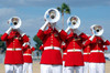 US Marine Corps Drum and Bugle Corps performing Poster Print by Stocktrek Images - Item # VARPSTSTK105056M