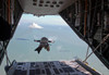 A pararescueman free falls from a HC-130P/N King refueling aircraft Poster Print by Stocktrek Images - Item # VARPSTSTK106591M A pararescueman free falls from a HC-130P/N King refueling aircraft Poster Print by Stocktrek Images - Item # VARPSTSTK106591M