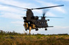 US Army Soldiers fast-rope out of a CH-47 Chinook Poster Print by Stocktrek Images - Item # VARPSTSTK108864M