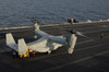 An MV-22 Osprey receives cargo on the flight deck of USS Harry S Truman Poster Print by Stocktrek Images - Item # VARPSTSTK108132M