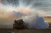 An Israel Defense Force Merkava Mark II main battle tank in a live fire exercise Poster Print by Ofer Zidon/Stocktrek Images - Item # VARPSTZDN100112M