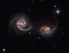 A pair of interacting spiral galaxies with swirling arms Poster Print by Roberto Colombari/Stocktrek Images - Item # VARPSTRCM200019S