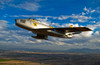 An F-86 Sabre jet in flight Poster Print by Scott Germain/Stocktrek Images - Item # VARPSTSGR100041M