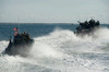 Riverine Command Boats and security boats practice maneuvers Poster Print by Stocktrek Images - Item # VARPSTSTK105593M