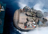 A landing craft air cushion enters teh well deck of USS Iwo Jima Poster Print by Stocktrek Images - Item # VARPSTSTK106374M