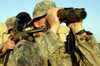 Soldiers demonstrate a buddy sniper position Poster Print by Stocktrek Images - Item # VARPSTSTK102606M