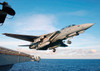 A F-14B Tomcat aircraft launches off the aircraft carrier USS Harry S Truman Poster Print by Stocktrek Images - Item # VARPSTSTK100273M