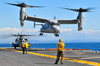 An MV-22 Osprey takes off from the flight deck of USS Peleliu Poster Print by Stocktrek Images - Item # VARPSTSTK105799M