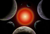 Artist's concept of the Trappist-1 star system Poster Print by Mark Stevenson/Stocktrek Images - Item # VARPSTMAS200124S