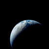Crescent Earth taken from the Apollo 4 mission Poster Print by Stocktrek Images - Item # VARPSTSTK203849S