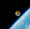 Satellite in Outer Space Poster Print by Stocktrek Images - Item # VARPSTSTK200511S