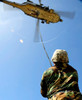 US Air Force airmen conducting rappelling and fast-roping techniques at Andersen Air Force Base, Guam Poster Print by Stocktrek Images - Item # VARPSTSTK103245M