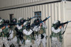 Marines raise their weapons toward targeted threats Poster Print by Stocktrek Images - Item # VARPSTSTK101877M