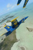 An F/A-18 Hornet of the Blue Angels flies over the Florida Keys Poster Print by Stocktrek Images - Item # VARPSTSTK106957M