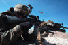 A grenadier provides suppressing fire during counter-ambush training Poster Print by Stocktrek Images - Item # VARPSTSTK106913M