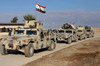 Iraqi Army soldiers aboard M1114 humvee vehicles Poster Print by Stocktrek Images - Item # VARPSTSTK106109M