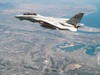 An F-14A Tomcat cruises above San Diego, California Poster Print by Dave Baranek/Stocktrek Images - Item # VARPSTDBR100028M