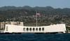 The Ensign flies over the Arizona Memorial Poster Print by Stocktrek Images - Item # VARPSTSTK103416M