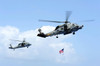 An MH-60S Sea Hawk helicopter follows behind an MH-60R Sea Hawk Poster Print by Stocktrek Images - Item # VARPSTSTK107518M