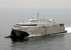 A port bow view of the US Navy contracted High Speed Vessel Two SWIFT Poster Print by Stocktrek Images - Item # VARPSTSTK100029M