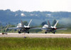 F-18C Hornets of the Swiss Air Force, Neuburg Airfield, Germany Poster Print by Timm Ziegenthaler/Stocktrek Images - Item # VARPSTTZG100119M