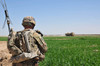 A US Soldier provides security during a road construction project in Afghanistan Poster Print by Stocktrek Images - Item # VARPSTSTK107027M