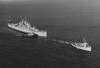 Ex-USS Vincennes is towed out of San Diego Bay, California, by USS Kalmia, 1969 Poster Print by Stocktrek Images - Item # VARPSTSTK500687A