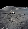 Apollo 17 lunar image with rover Poster Print by Stocktrek Images - Item # VARPSTSTK201255S