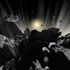 Astronauts explore the tumultuous surface of a comet Poster Print by Ron Miller/Stocktrek Images - Item # VARPSTRMR100068S