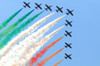 Italian Air Force aerobatic team Frecce Tricolori performing at Izmir Air Show Poster Print by Daniele Faccioli/Stocktrek Images - Item # VARPSTDFC100243M