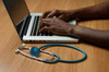 Stethoscope and laptop computer Poster Print by National Institutes of Health/Stocktrek Images - Item # VARPSTNIH700054H