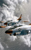 Two US Navy T-2C Buckeye aircraft in flight Poster Print by Stocktrek Images - Item # VARPSTSTK100095M