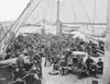 Sailors on deck of USS Mendota gun boat during American Civil War Poster Print by Stocktrek Images - Item # VARPSTSTK500005A