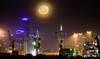 Moonrise over city of Melbourne, Australia Poster Print by Philip Hart/Stocktrek Images - Item # VARPSTPHA100028S