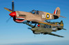 P-40 Warhawks flying over Chino, California Poster Print by Phil Wallick/Stocktrek Images - Item # VARPSTPWA100095M