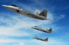 A three-ship formation of F-22 Raptors Poster Print by Stocktrek Images - Item # VARPSTSTK103446M