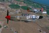 P-51C Mustang and P-51D Mustang flying over Boise, Idaho Poster Print by Phil Wallick/Stocktrek Images - Item # VARPSTPWA100104M