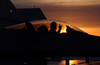 An F-16 Fighting Falcon Fighter Pilot gives the mission accomplished sign while taxiing Poster Print by Stocktrek Images - Item # VARPSTSTK100088M