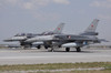 Two Turkish Air Force F-16C/D Block 52+ aircraft ready for take-off Poster Print by Giorgio Ciarini/Stocktrek Images - Item # VARPSTGRC100046M