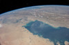 View from space showing the tropical blue waters of the Persian Gulf Poster Print by Stocktrek Images - Item # VARPSTSTK204700S