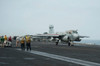 An EA-6B Prowler lands on the flight deck of USS Nimitz Poster Print by Stocktrek Images - Item # VARPSTSTK107716M