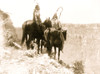 Packs The Hat and Which Way, two Crow Indians on horseback, Montana. Poster Print - Item # VARBLL058747519L