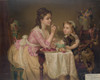 Mother feeds her daughter at Breakfast Poster Print - Item # VARBLL058759785L