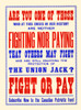 Fight or pay. Subscribe now to the Canadian Patriotic Fund Poster Print by Unknown - Item # VARBLL0587441089